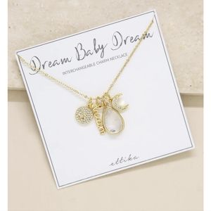 Ettica 18k Gold Dream Baby Interchangeable Charm Necklace